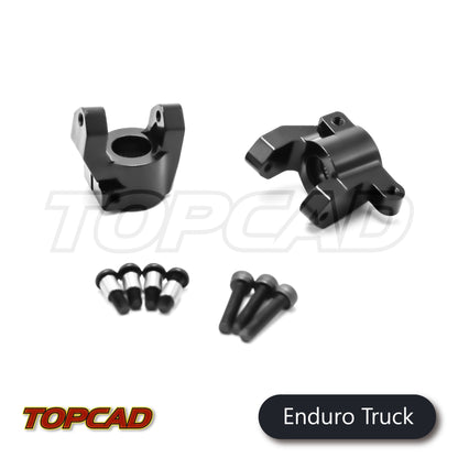 Topcad Alloy Castor Block (set) for Enduro Truck [ASEN-02]