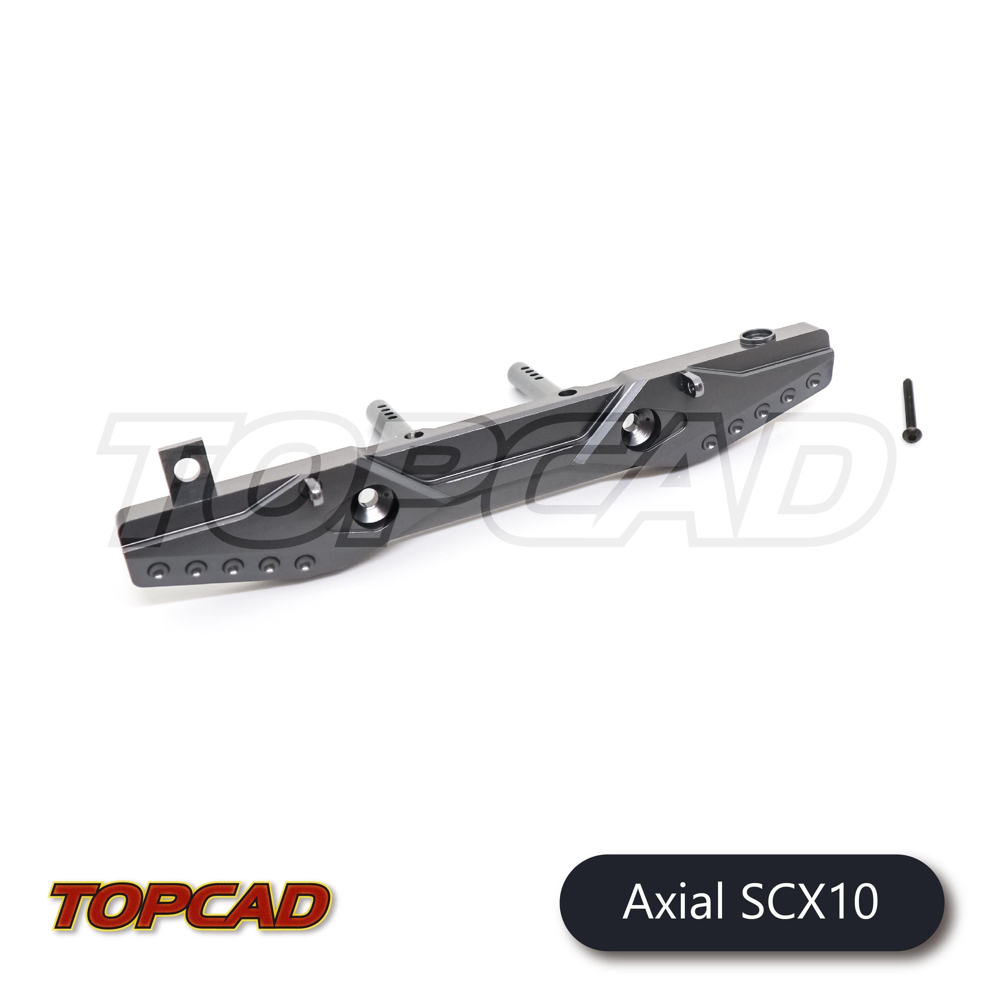 Topcad Alloy Rear Bumper for SCX10 [AXS1-35]