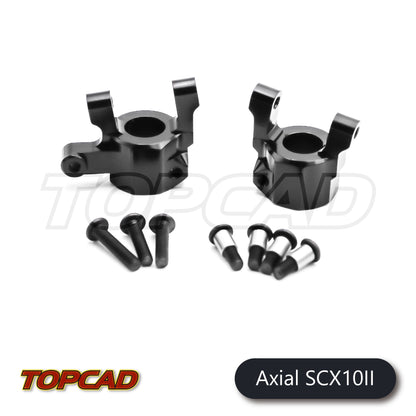 Topcad Alloy Caster Block (2) for Axial SCX10 II [AXS2-04]