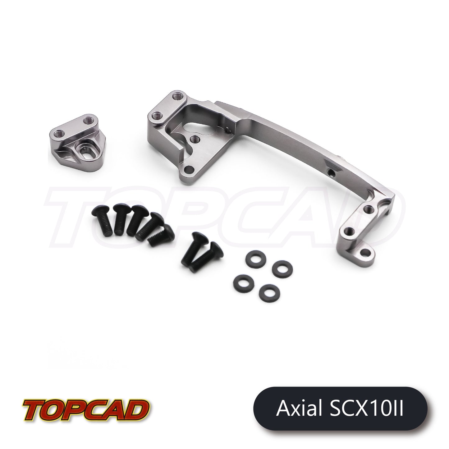 Topcad Alloy Servo Mount Set for Axial SCX10 II [AXS2-06]