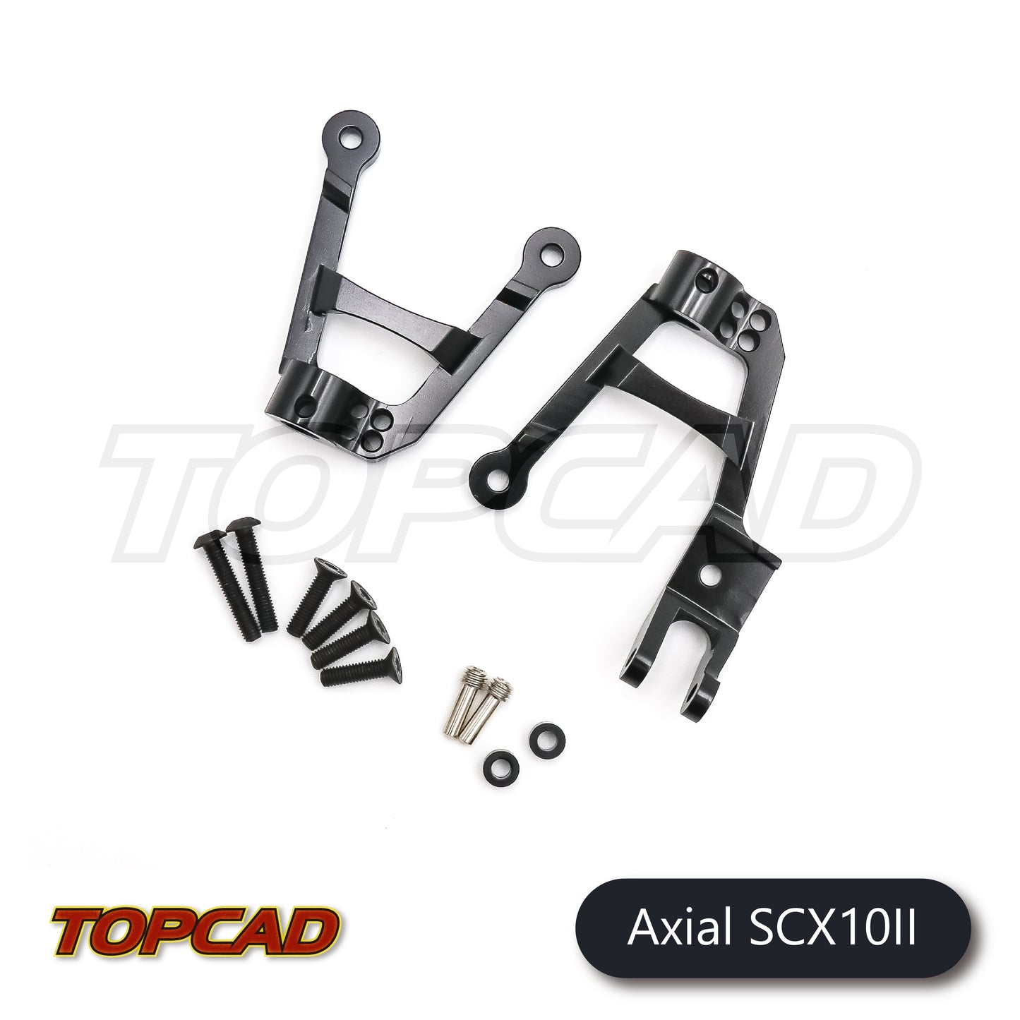 Topcad Alloy Front Shock Mount Set for Axial SCX10 II [AXS2-11]