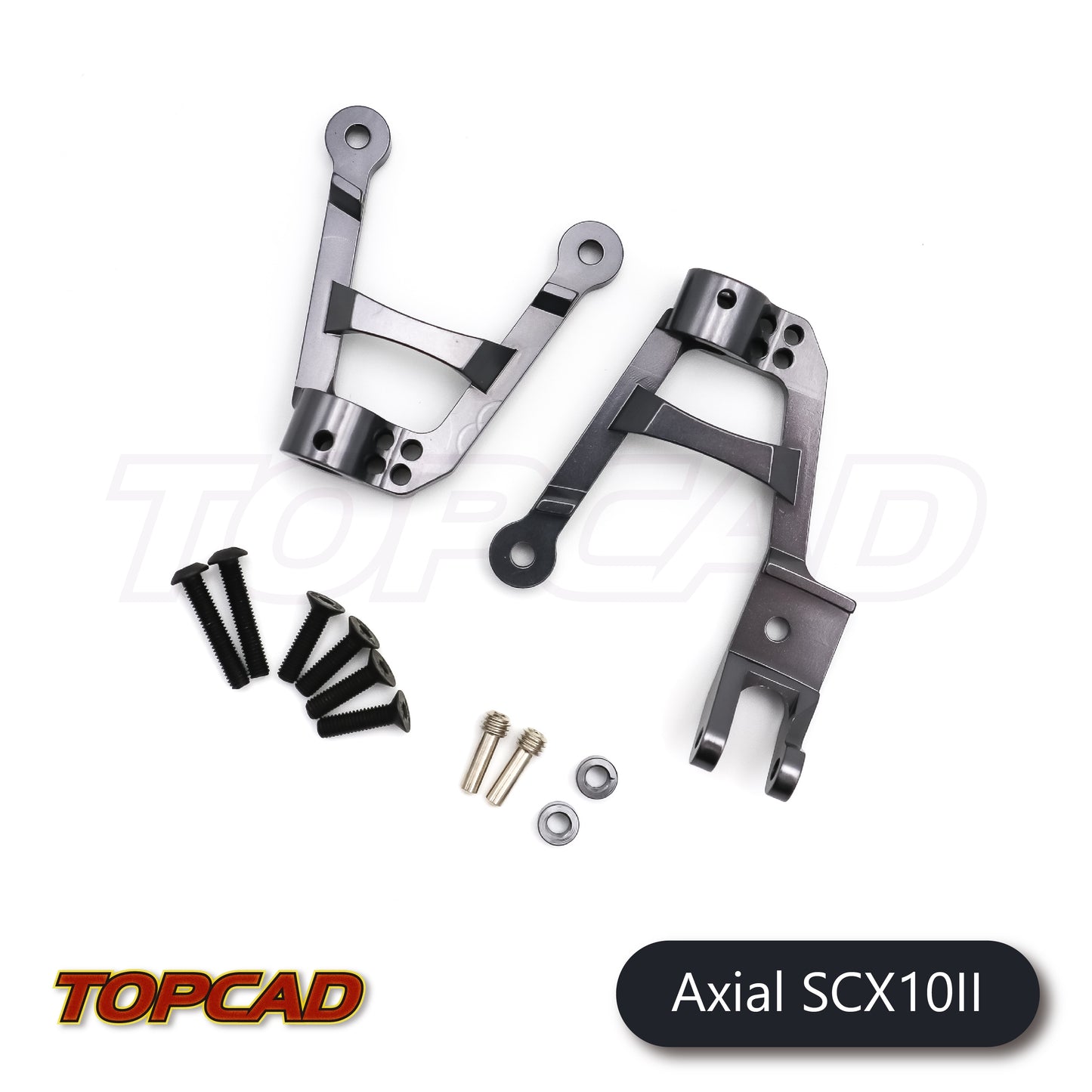 Topcad Alloy Front Shock Mount Set for Axial SCX10 II [AXS2-11]