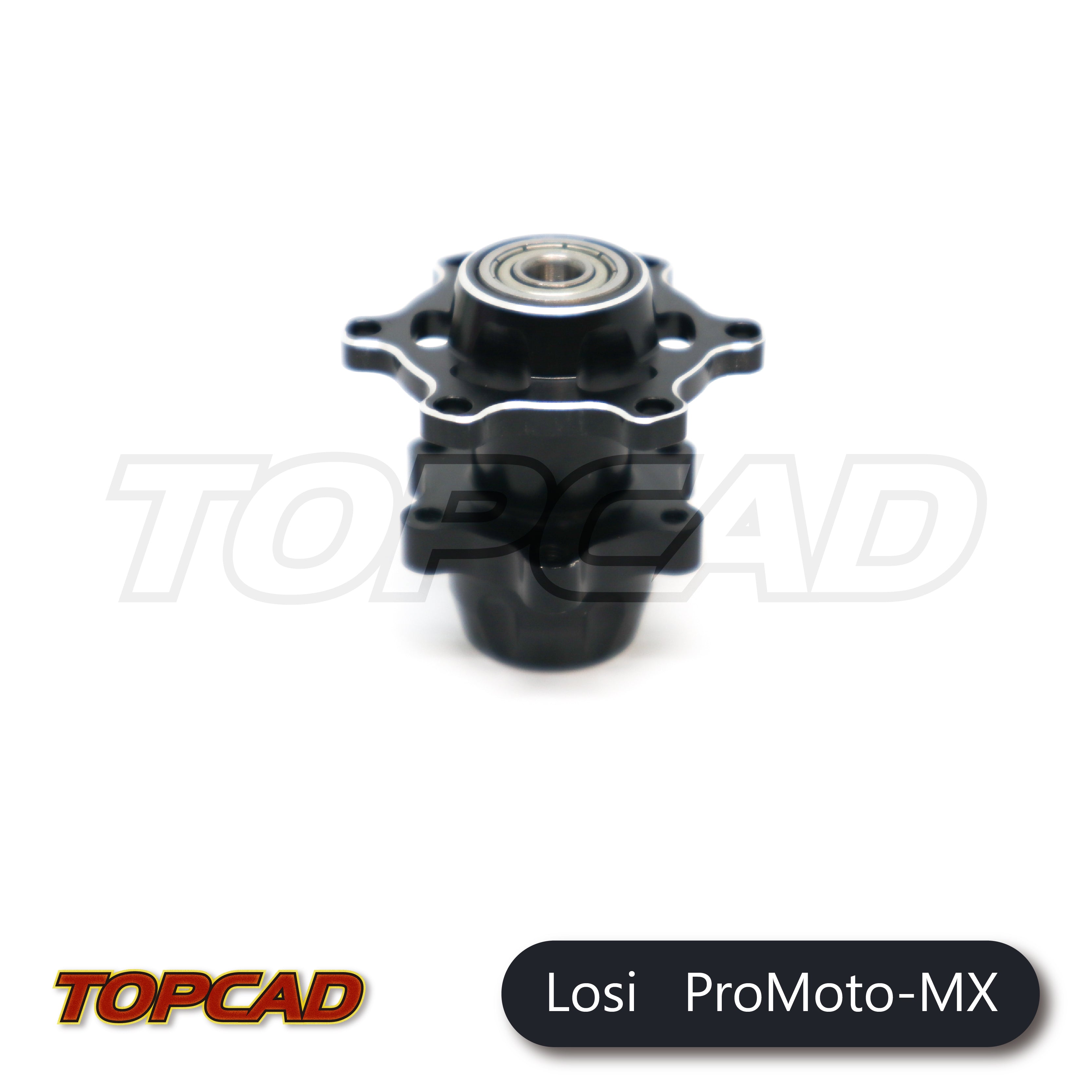 Topcad Alloy Front Wheel Hub Hex for 1/4 Promoto-MX Motorcycle [LOMX-05]
