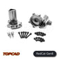 Topcad Alloy Rear Outer Portal Housing (2) for Redcat Gen8 [RCG8-03]