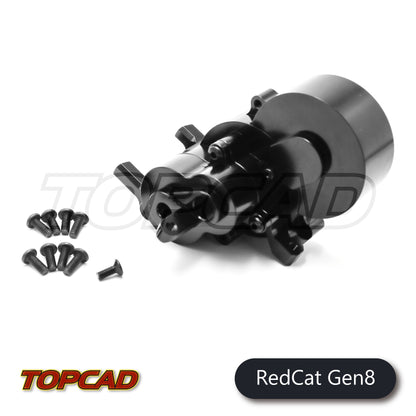 Topcad Alloy Transmisson Case Housing set for Redcat Gen8 [RCG8-08]