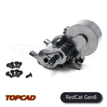 Topcad Alloy Transmisson Case Housing set for Redcat Gen8 [RCG8-08]