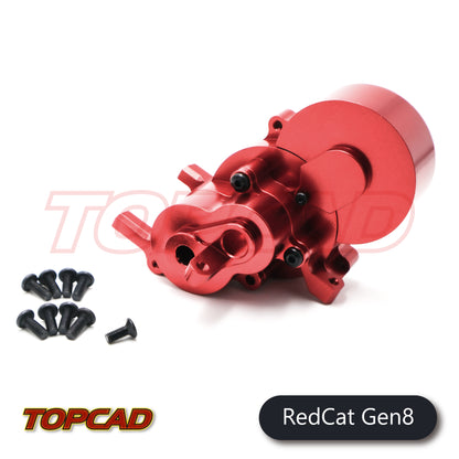 Topcad Alloy Transmisson Case Housing set for Redcat Gen8 [RCG8-08]