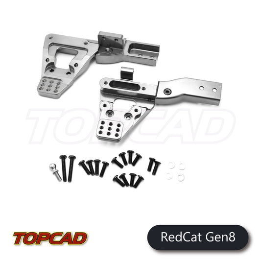 Topcad Alloy Front Shock (2) Tower for Redcat Gen8 [RCG8-10]