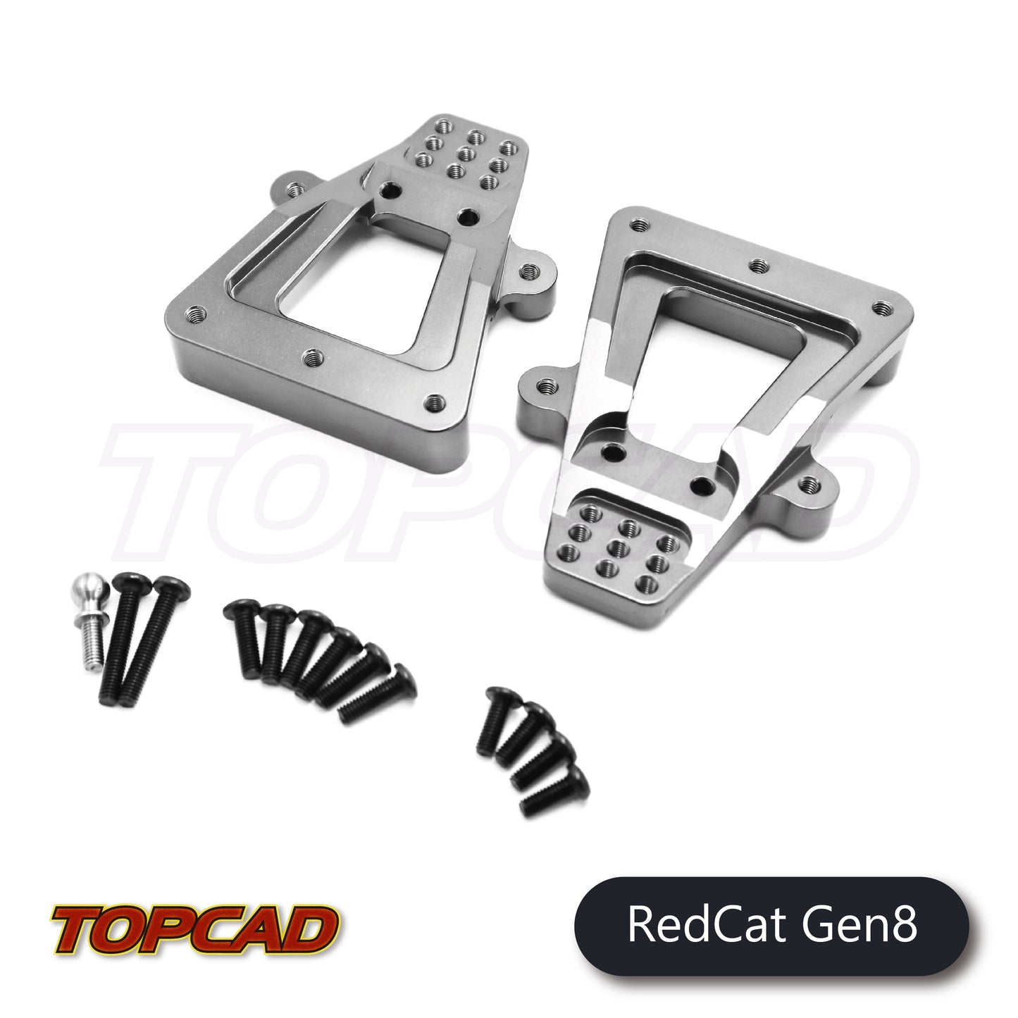 Topcad Alloy  Rear Shock Tower (2) for Redcat Gen8 [RCG8-11]