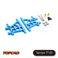 Topcad Aluminum Rear lower arm (2) for Tamiya TT02 [TAT2-04]