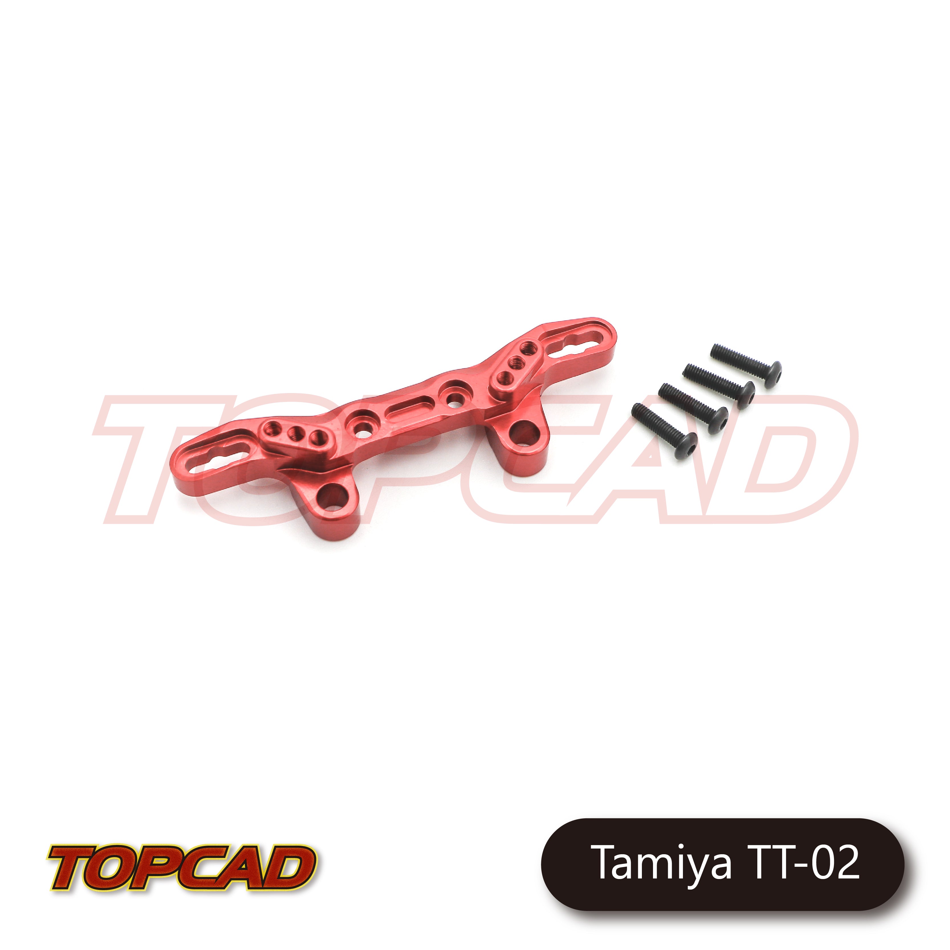 Topcad Aluminum Front / Rear Shock Tower for Tamiya TT02 [TAT2-12]