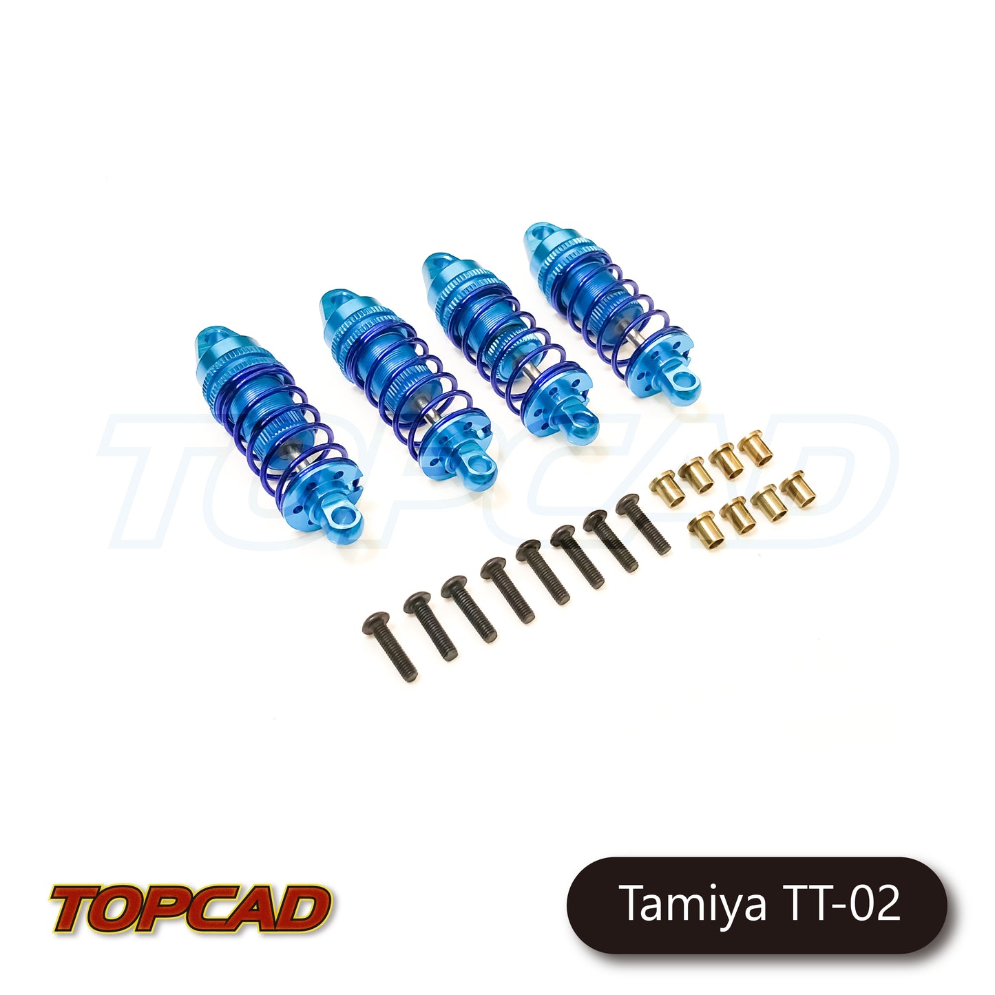 Topcad Aluminum Damper Set (4) for Tamiya TT02 [TAT2-13]