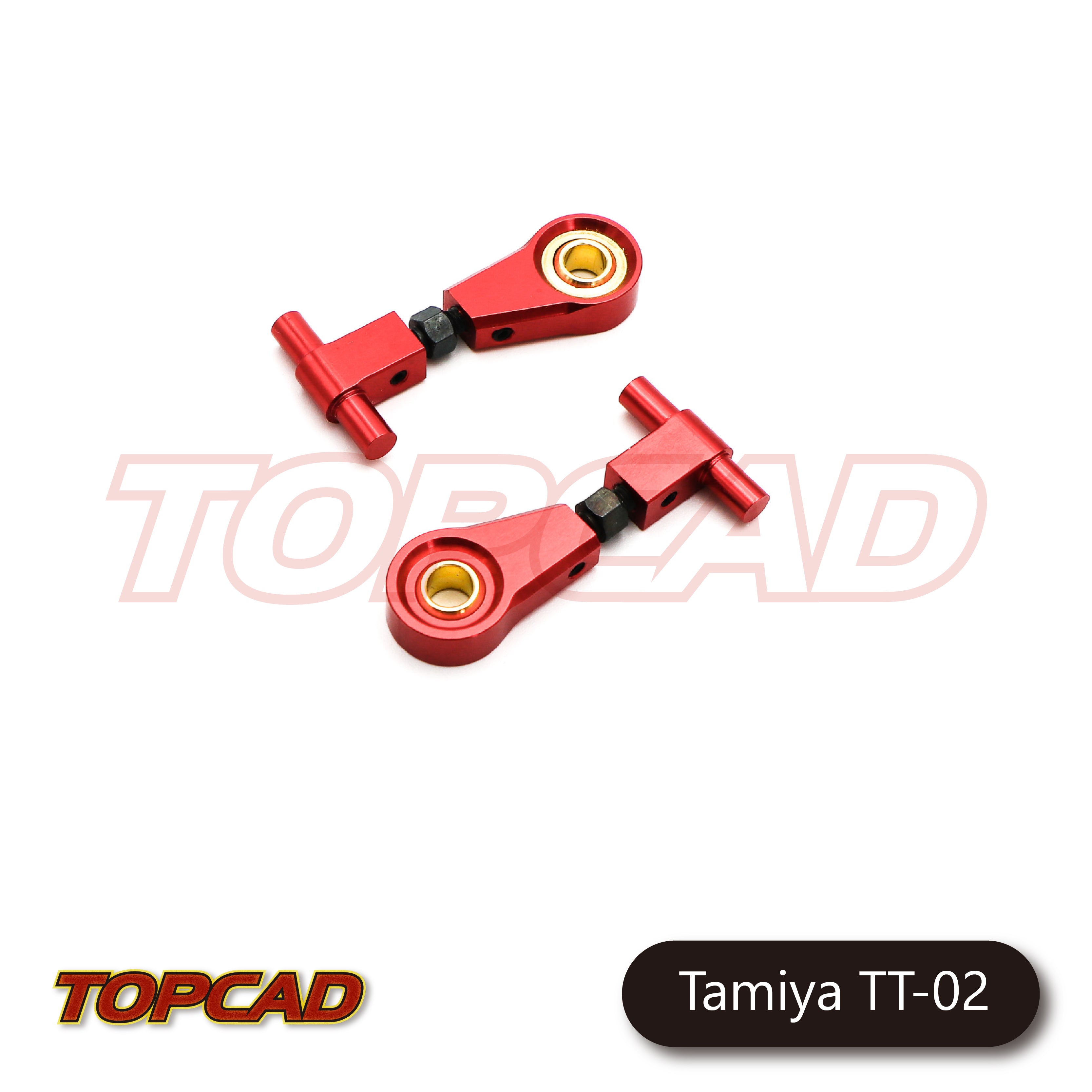 Topcad Alloy Adjustable Front upper arm (2) for Tamiya TT02 [TAT2-17]