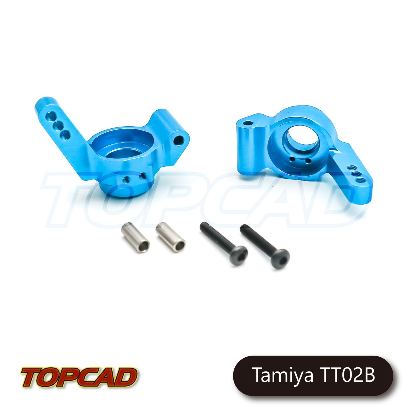 Topcad Alloy Rear Hub Carrier set for TT02B [TAT2-52]