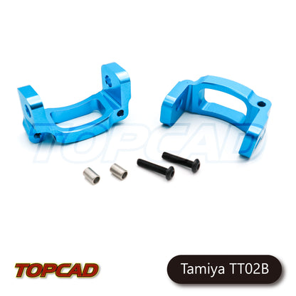 Topcad Alloy Front Castor Block set for TT02B [TAT2-053]