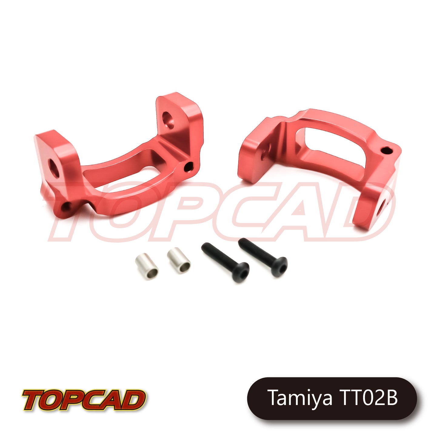 Topcad Alloy Front Castor Block set for TT02B [TAT2-053]