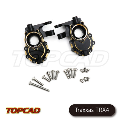 Topcad Alloy Front Steering Knuckles (2) for 1/10 Traxxas TRX-4 [TRX4-14]